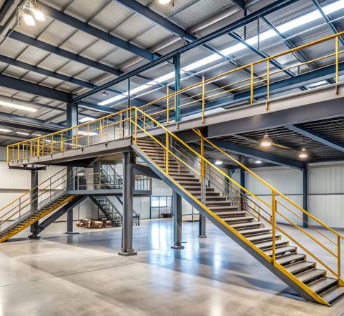 Incremental Plate Loading When Building a Mezzanine Floor
