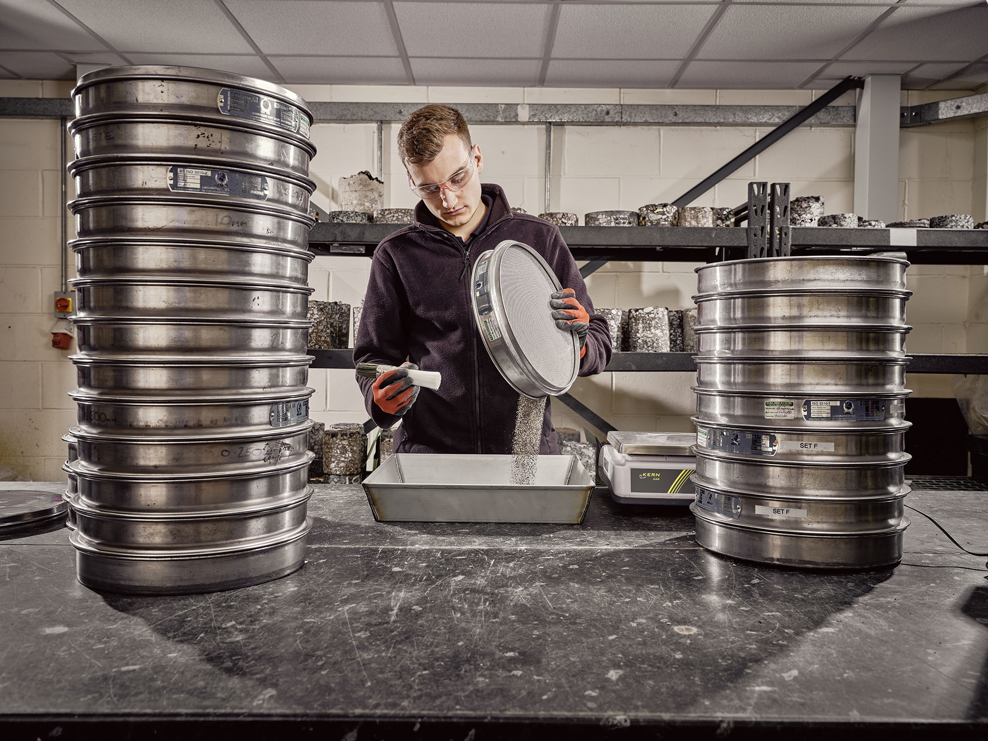 Soil Sieving in the Lab